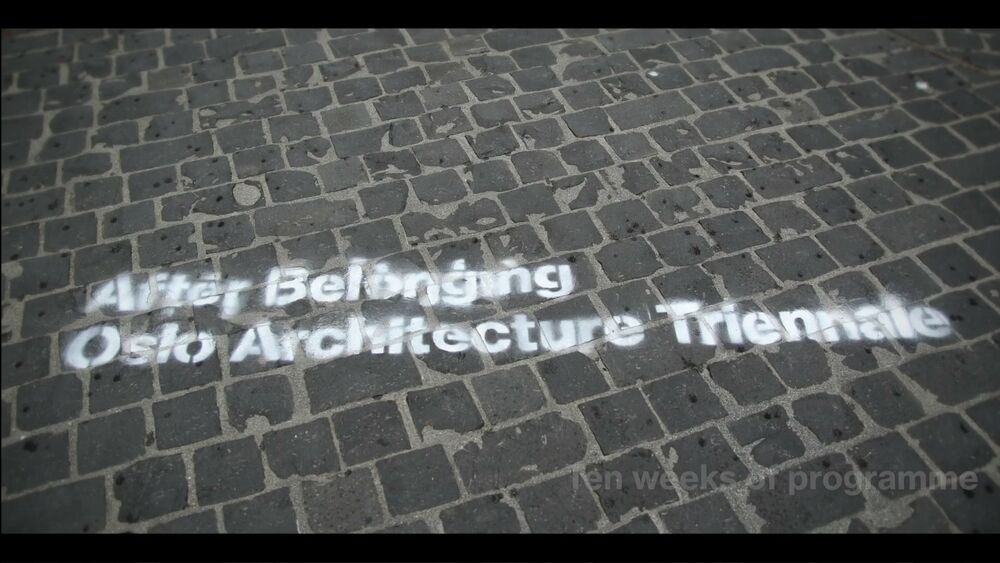 Report from Oslo Architecture Triennale 2016: After Belonging